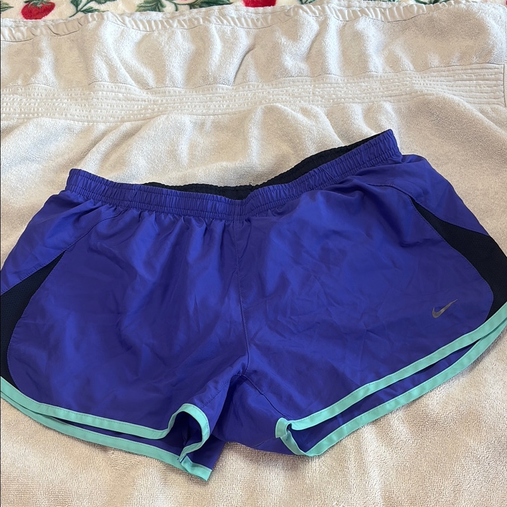 Nike Blue Athletic Shorts for Performance